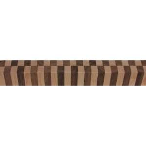  Maple/Walnut Checkerboard Laminated Pen Blank 3/4 x 5 