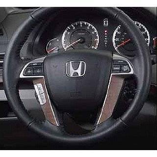   OEM Honda Accord Sedan Leather Steering Wheel Wrap Cover 2006 2007