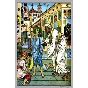   Accosted By Magician   Poster by Walter Crane (12x18)