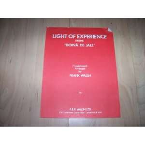    Light of Experience Theme (sheet music) Frank Walsh Books
