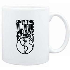 Mug White  Only the Willow Flute will save the world  Instruments 