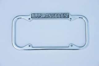 1940 1955 CALIFORNIA License Plate Frame LOS ANGELES  