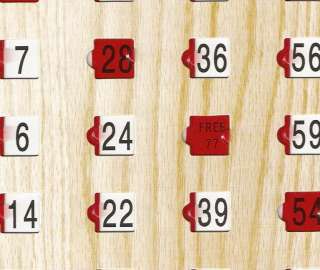 50 NEW LARGE SLIDE SHUTTER BINGO GAME CARDS   7.5 H x 6.75 W   No 