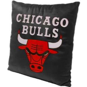 Northwest Chicago Bulls 16X16 Poly Felt Plush Pillow 16X16  