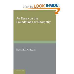  An Essay on the Foundations of Geometry (9781107679450 
