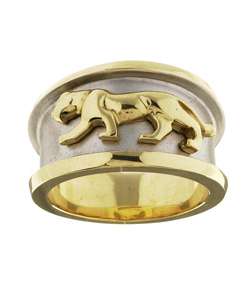 Encore by Le Vian 14k Two tone Gold Panther Ring  