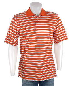 Fidra Mens Orange Golf Shirt  Overstock