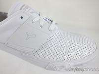 PUMA EL ACE ALL WHITE SLIP ON REY PERF MEN ALL SIZE  