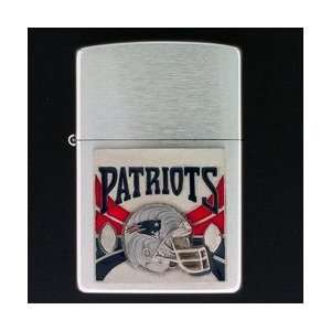    Large Emblem NFL Zippo   New England Patriots: Sports & Outdoors