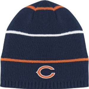  Chicago Bears Striped Cuffless Knit Hat