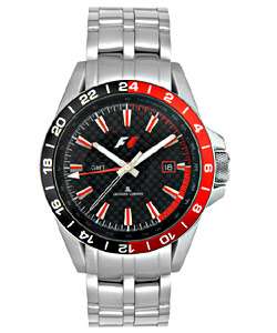 Jacques Lemans F1 Mens GMT Steel Watch  
