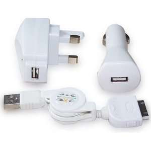  QualityBits™ 3 in 1 iPhone Charger, iPhone Car Charger 