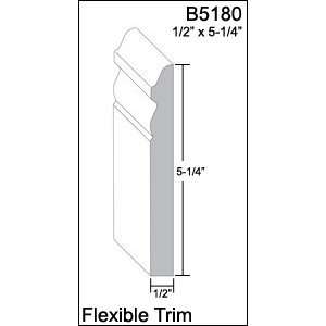  Flexible Moulding   Flexible Base Moulding   B5180   1/2 