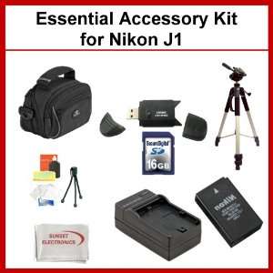 Essential Accessory Kit For the Nikon 1 J1 Mirrorless Digital Camera 