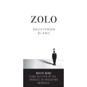  2011 Zolo Sauvignon Blanc 750ml Grocery & Gourmet Food