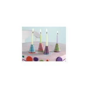  Birthday Party Hat Candleholders Set/4