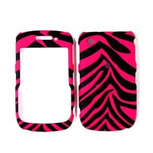  Cuffu   Pink Zebra   Blackberry 8520 Case Cover + Screen 