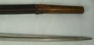 19th Century British Socket Bayonet with Scabbard  