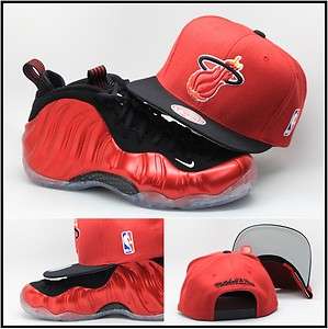 Mitchell & Ness Miami Heat Snapback Hat For The Air Foamposite 