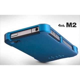 4th Design M2 Aluminum iPhone 4/4S Case   Black/Silver  
