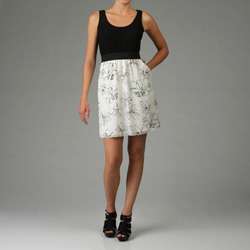 Jump Girl Womens Black/White Tank Top Dress  Overstock
