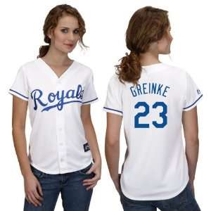   Jersey: Womens Majestic Home White #23 Kansas City Royals Jersey