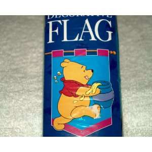   Decorative Flag Poohs Honey 28x44 Nylon Applique Flag Kitchen