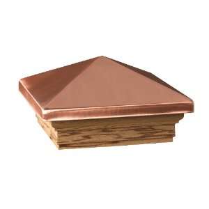   Victoria Copper High Point Treated Pine Post Cap 72221