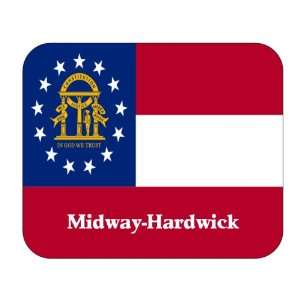  US State Flag   Midway Hardwick, Georgia (GA) Mouse Pad 