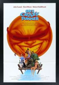 ONE CRAZY SUMMER * 1SH ORIG MOVIE POSTER 1986  