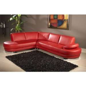   RFSF Sierra Two Piece Leather Match Sectional Sofa Furniture & Decor