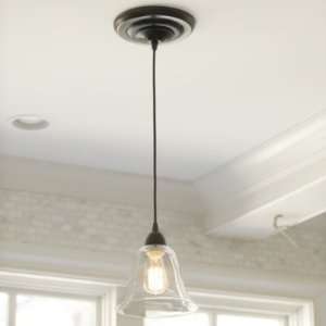  Glass Pendant Shade Adapter for Recessed Can Lights Gold 