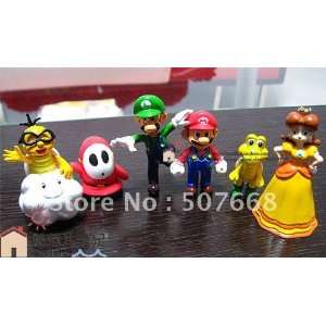   super mario bros action figure toy doll 50set/lot lot Toys & Games