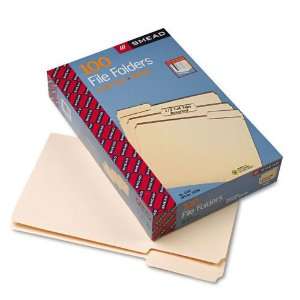 Smead® File Folders, 1/3 Cut Assorted Positions, 1 Ply Top Tab, Legal 