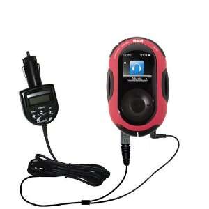 FM Transmitter plus integrated Car Charger for the RCA S2202 S2204 JET 