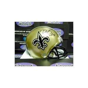   autographed Football Mini Helmet (New Orleans Saints): Everything Else