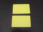 100 Blank PVC Plastic Photo ID Yellow Credit Card 30Mil