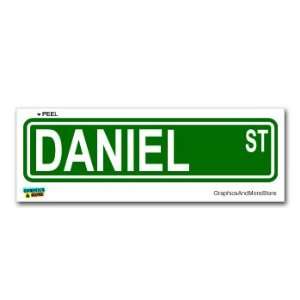  Daniel Street Road Sign   8.25 X 2.0 Size   Name Window 