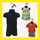   MANNEQUIN FORM FOR SIZES 9   12 MONTHS BOYS & GIRLS CLOTHING BLACK