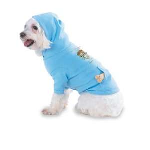   Mason Hooded (Hoody) T Shirt with pocket for your Dog or Cat LARGE Lt