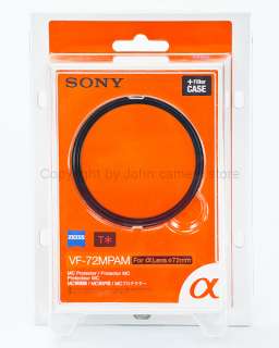 Genuine 72mm Sony Carl Zeiss T* MC UV Protector/Filter  