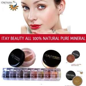 Itay Beauty Mineral Cosmetics Eye Shadow Shimmer 8 Stack Best 4 Green 