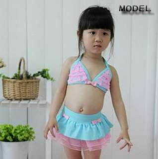 Girls Baby child Bikini Swimsuit Swimwear Tankini swim bathing suit 