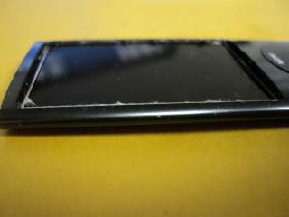 Apple iPod nano 5th Generation Black (8 GB) GLASS MISSING 885909305377 