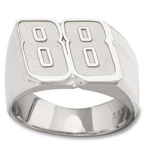  Driver Number 88 9/16 in. Ring Sterling Silver Jewelry