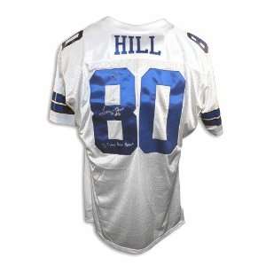   White Throwback Jersey Inscribed 3 Time Pro Bowl 