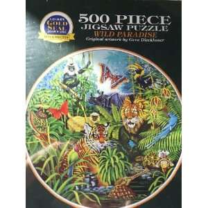  Wild Paradise 500 Piece Jigsaw Puzzle Artwork by Gene 