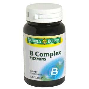   Bounty Vitamin B Complex, with Folic Acid plus Vitamin C, 100 Tablets