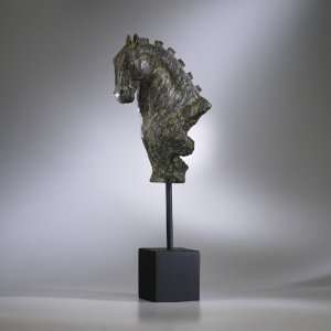 com Cyan Design 01236 Persian Verde 27 Sculptured Ancient Horse Head 