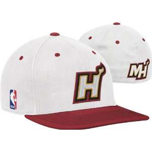 Miami Heat 2010 2011 Official On Court Flex Fit Hat  